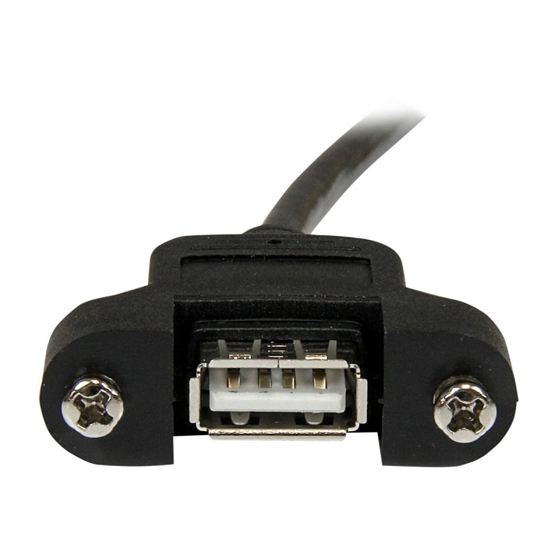 Cable 30CM USB 2.0 Para Montaje En Panel Macho A Hembra USB | APLIUM
