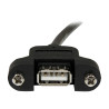 Cable 30CM USB 2.0 Para Montaje En Panel Macho A Hembra USB | APLIUM