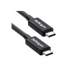 StarTech Cable Thunderbolt 3 USB-C de 50cm - 40Gbps - Tipo C - DP - Ca