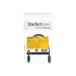 StarTech Cable Thunderbolt 3 USB-C de 50cm - 40Gbps - Tipo C - DP - Ca