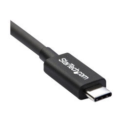 StarTech Cable Thunderbolt 3 USB-C de 50cm - 40Gbps - Tipo C - DP - Ca