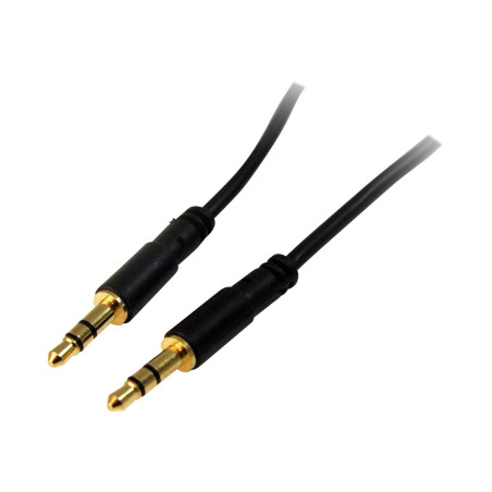 StarTech.com Cable de 4,5m Estéreo Delgado de 3,5mm - Macho a Macho -