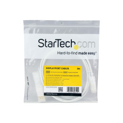 StarTech.com Cable Adaptador de 2m de Monitor Mini DisplayPort 1.2 Mac