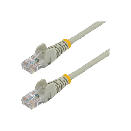StarTech.com Cable de Red de 0,5m Gris Cat5e Ethernet RJ45 sin Enganch