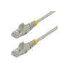 StarTech.com Cable de Red de 0,5m Gris Cat5e Ethernet RJ45 sin Enganch