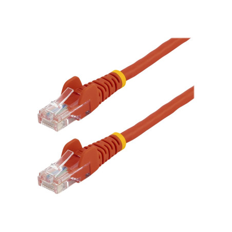 StarTech.com - Cable de Red de 0,5m Rojo Cat5e Ethernet RJ45 sin Engan