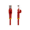 StarTech.com - Cable de Red de 0,5m Rojo Cat5e Ethernet RJ45 sin Engan