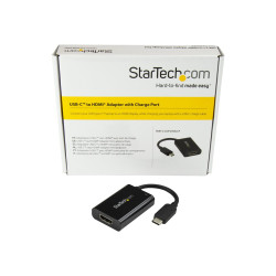 StarTech.com Adaptador Gráfico Externo USB-C a HDMI con Power Delivery