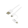 1m Lightning or Micro USB to USB Cable | APLIUM