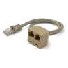 StarTech.com Cable Adaptador Divisor Splitter RJ45 2 a 1 - Hembra a Ma