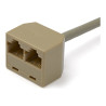 StarTech.com Cable Adaptador Divisor Splitter RJ45 2 a 1 - Hembra a Ma