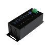 StarTech.com Hub Ladrón USB 3.0 de 7 Puertos Industrial con Fuente de