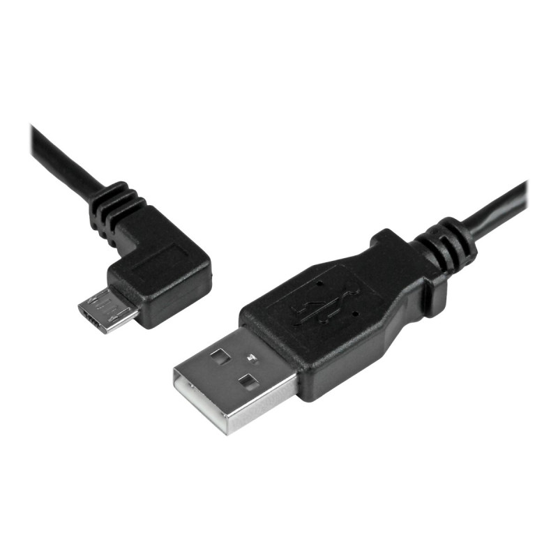 StarTech Cable de 2m Micro USB con conector acodado a la izquierda - C