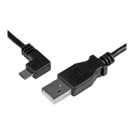 StarTech Cable de 2m Micro USB con conector acodado a la izquierda - C