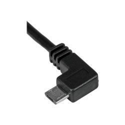 StarTech Cable de 2m Micro USB con conector acodado a la izquierda - C
