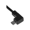 StarTech Cable de 2m Micro USB con conector acodado a la izquierda - C