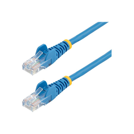 StarTech.com - Cable de Red de 0,5m Azul Cat5e Ethernet RJ45 sin Engan