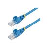 StarTech.com - Cable de Red de 0,5m Azul Cat5e Ethernet RJ45 sin Engan