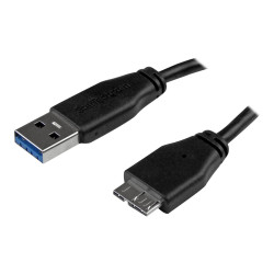 1m 3ft Slim USB 3.0 Micro B Cable | APLIUM