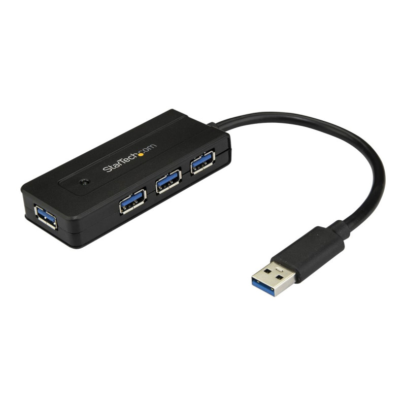 StarTech.com Hub Concentrador Portátil USB 3.0 SuperSpeed de 4 Puertos