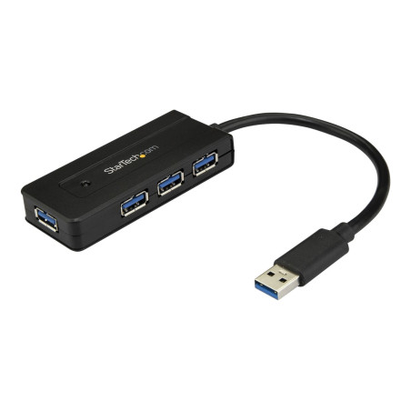 StarTech.com Hub Concentrador Portátil USB 3.0 SuperSpeed de 4 Puertos