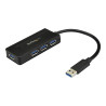 StarTech.com Hub Concentrador Portátil USB 3.0 SuperSpeed de 4 Puertos
