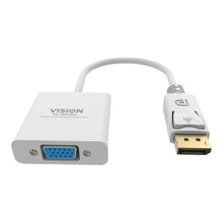 Adaptador DisplayPort a VGA - resolución máxima 1920 x 1080 - no convi