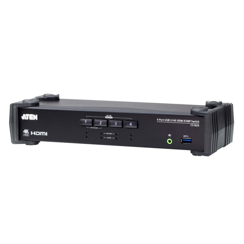 4-Port USB 3.0 4K HDMI KVMP