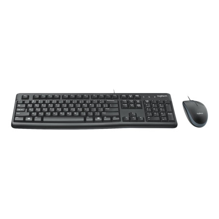 Logitech Desktop MK120 - Juego de teclado y ratón - USB - ruso