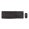 Logitech Desktop MK120 - Juego de teclado y ratÃ³n - USB - ruso