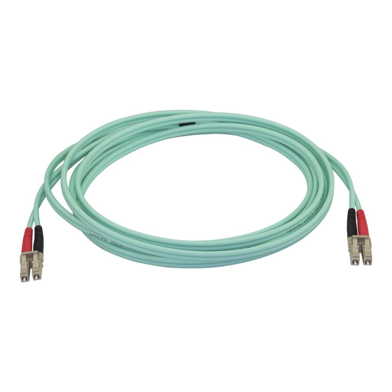 StarTech.com Cable de 3m de Fibra Óptica Dúplex Multimodo OM4 LC a LC