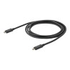 StarTech Cable de 2m USB-C USB 3.0 Certificado con Entrega de Potencia