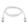 Cable 1M Thunderbolt 3 Usb-c Blanco Compatible Displayport | APLIUM