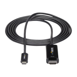 StarTech.com Cable Adaptador de 2m USB-C a HDMI 4K 60Hz Negro - Cable