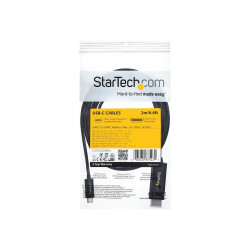 StarTech.com Cable Adaptador de 2m USB-C a HDMI 4K 60Hz Negro - Cable