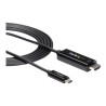 StarTech.com Cable Adaptador de 2m USB-C a HDMI 4K 60Hz Negro - Cable