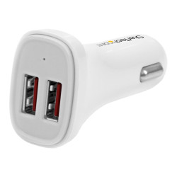 Startech Cargador de Coche USB de Dos Puertos - 24W / 4,8A - Para Carg