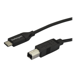 StarTech 2m 6ft USB C to USB B Cable - USB 2.0 - USB Type C Printer Ca