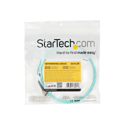 StarTech.com Cable de 2m de Fibra Óptica Dúplex Multimodo OM4 LC a LC