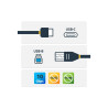 Cable USB 3.0 1M Usb-c USB B USB Type-c | APLIUM
