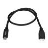 StarTech Cable Adaptador de 50cm USB-C a Micro USB-B - USB 3.0 USB Tip