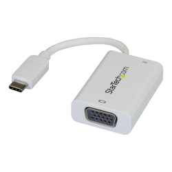 USB-C to VGA Adapter USB PD White | APLIUM