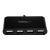 StarTech.com Hub Concentrador USB-C a USB A de 4 Puertos - Ladrón Adap