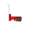 Startech Tarjeta Adaptador PCI Express x4 a SFF-8643 para SS | APLIUM