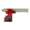 Startech Tarjeta Adaptador PCI Express x4 a SFF-8643 para SS | APLIUM