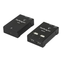 StarTech.com Extensor Alargador USB 2.0 de 4 puertos por cable Cat5 o