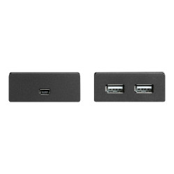 StarTech.com Extensor Alargador USB 2.0 de 4 puertos por cable Cat5 o