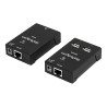 StarTech.com Extensor Alargador USB 2.0 de 4 puertos por cable Cat5 o