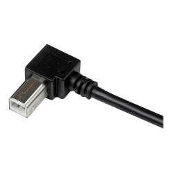 Cable USB 3M Impresora USB A USB B Acodado Angulo Derecho | APLIUM