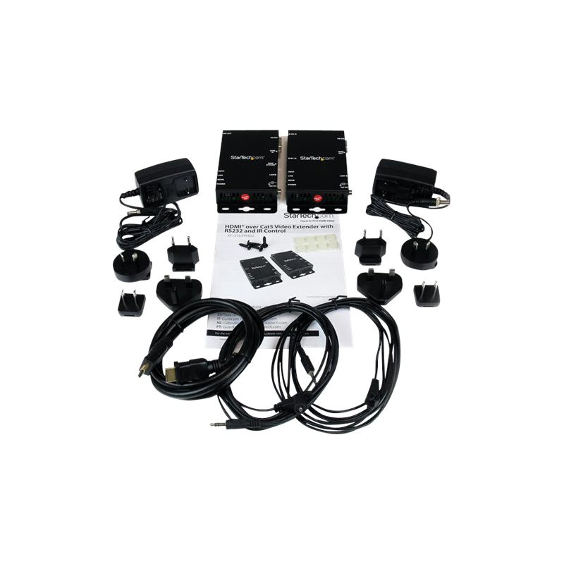 HDMI over Cat5 Video Extender with RS232